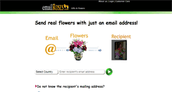Desktop Screenshot of emailroses.com